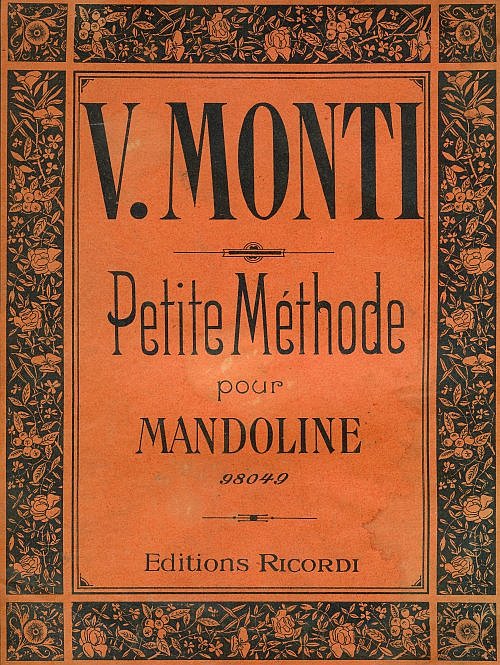 V. Monti - Petite Methode pour Mandoline - Cover