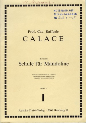 Raffaele Calace - Schule für Mandoline